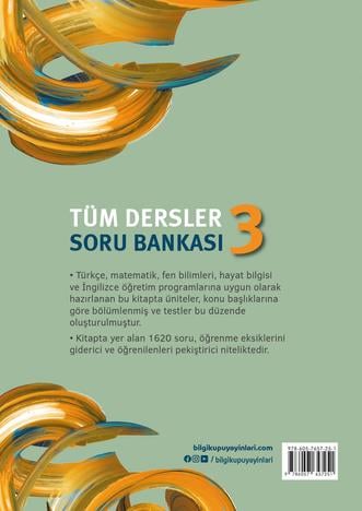 Eğitim YayınlarıBilgiKüpü 3. Sınıf Tüm Dersler Soru Bankası