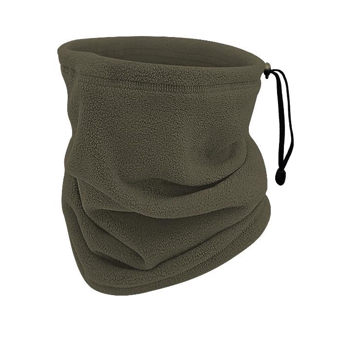 3'lü Kışlık Set Polar Bere, Eldiven, Boyunluk - Warm - Haki