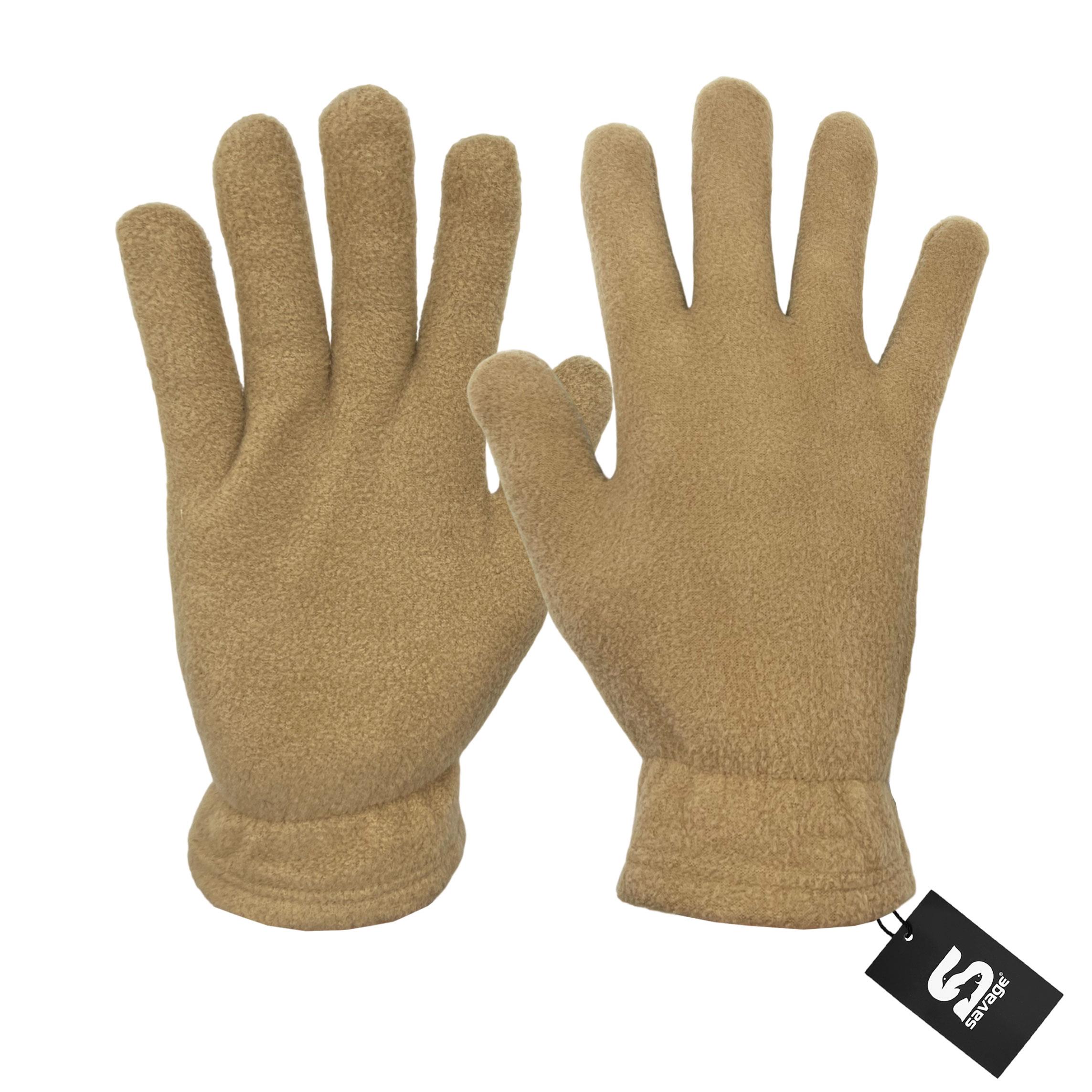 3'lü Kışlık Set Polar Bere, Eldiven, Boyunluk - Warm - Kum
