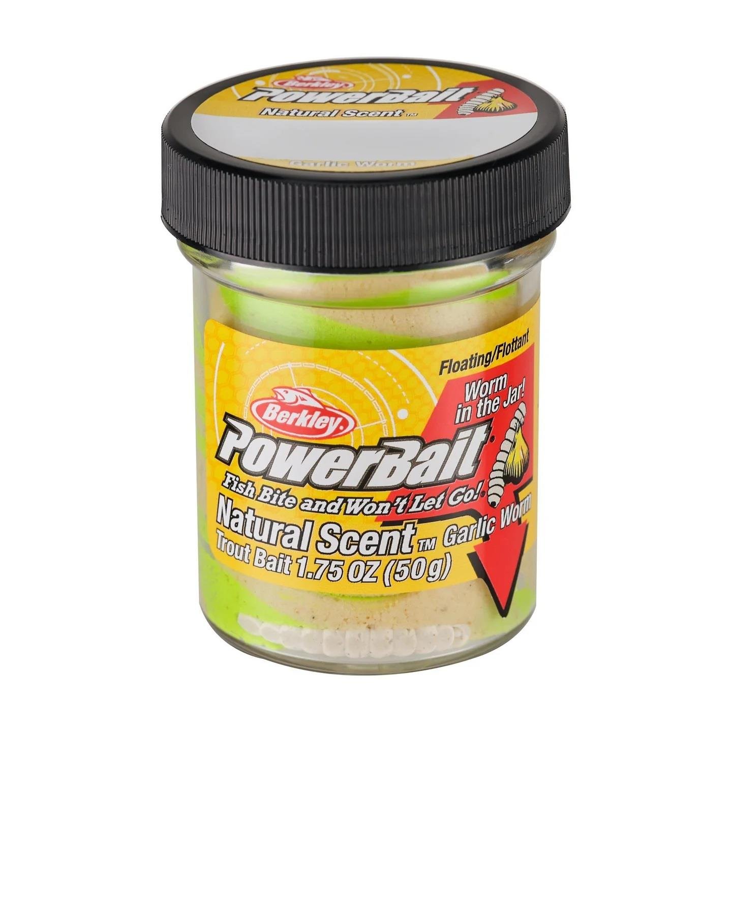 Berkley Powerbait Natural Scent Garlic Worm Tequila Lime