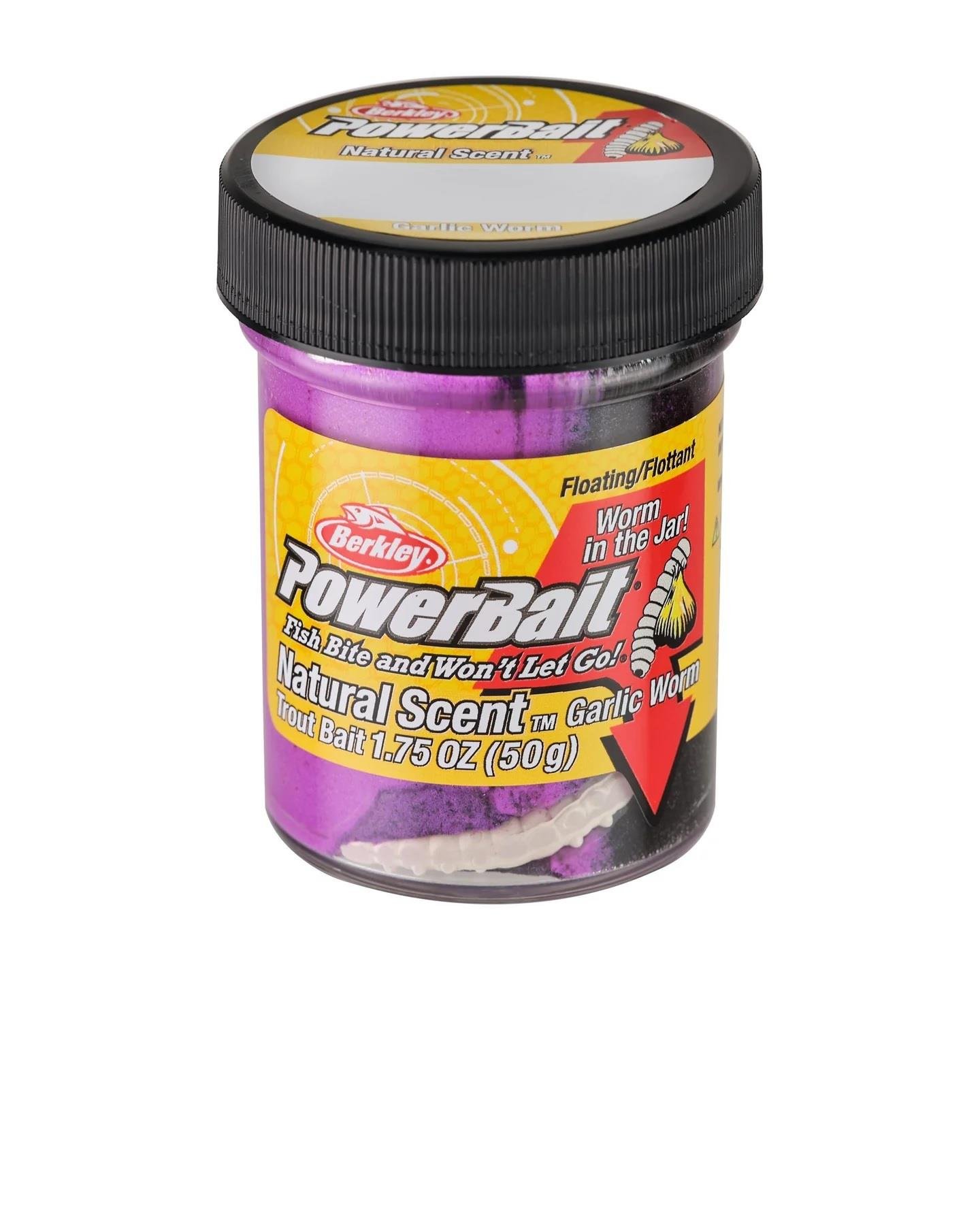 Berkley Powerbait Natural Scent Garlic Worm Tequila Sunrise