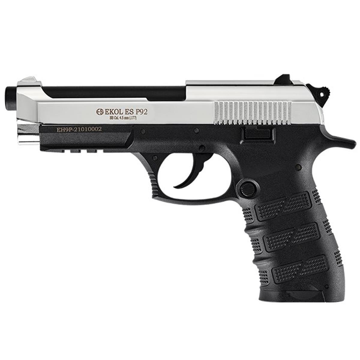 EKOL S P92 Polimer Parlak Beyaz Havalı Tabanca
