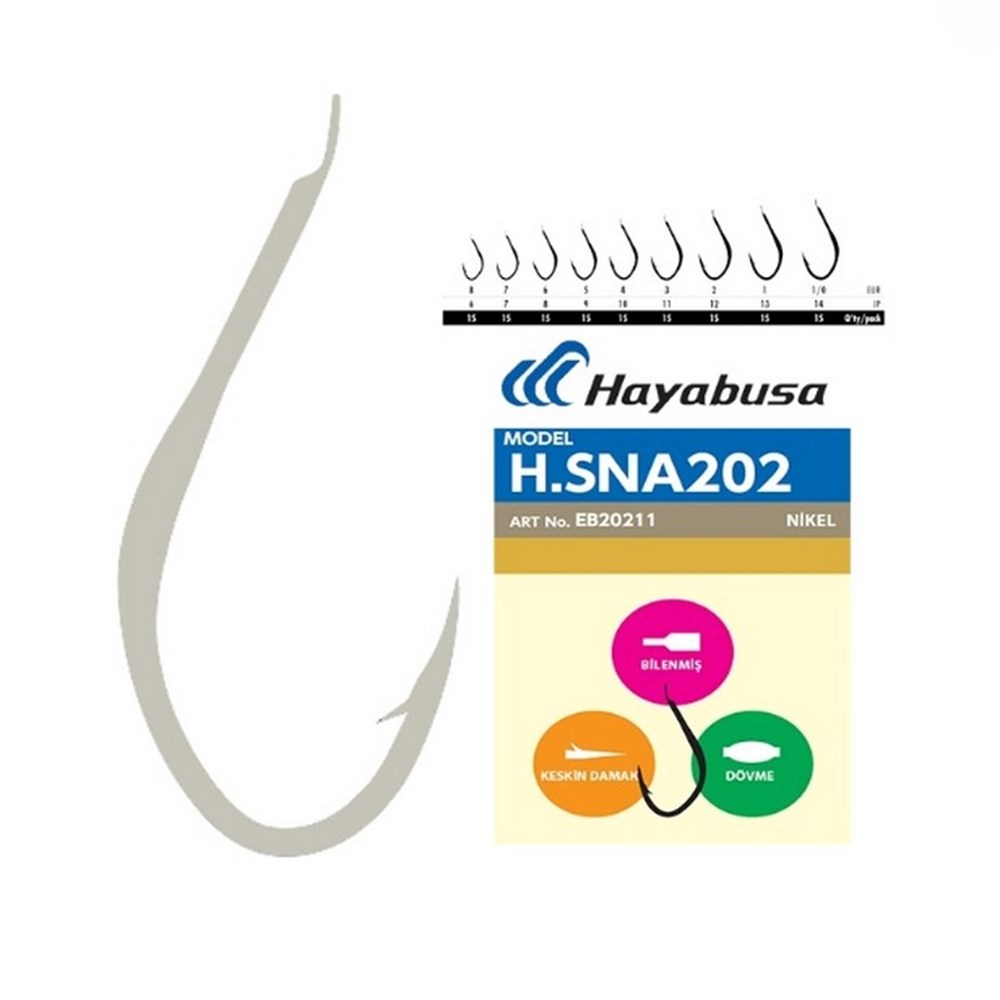 Hayabusa HSNA 202 NICKEL 15 Lİ PK NO:1/0
