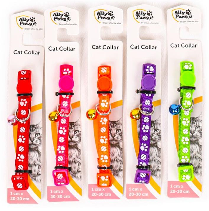 10781 Ally Paws Cat Collar With Bell Kedi Boyun Tasması 1Cm*20-30Cm
