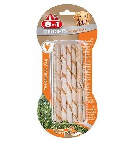 8in1 Delights Bones Köpekler İçin Twested Sticks 10 Lu