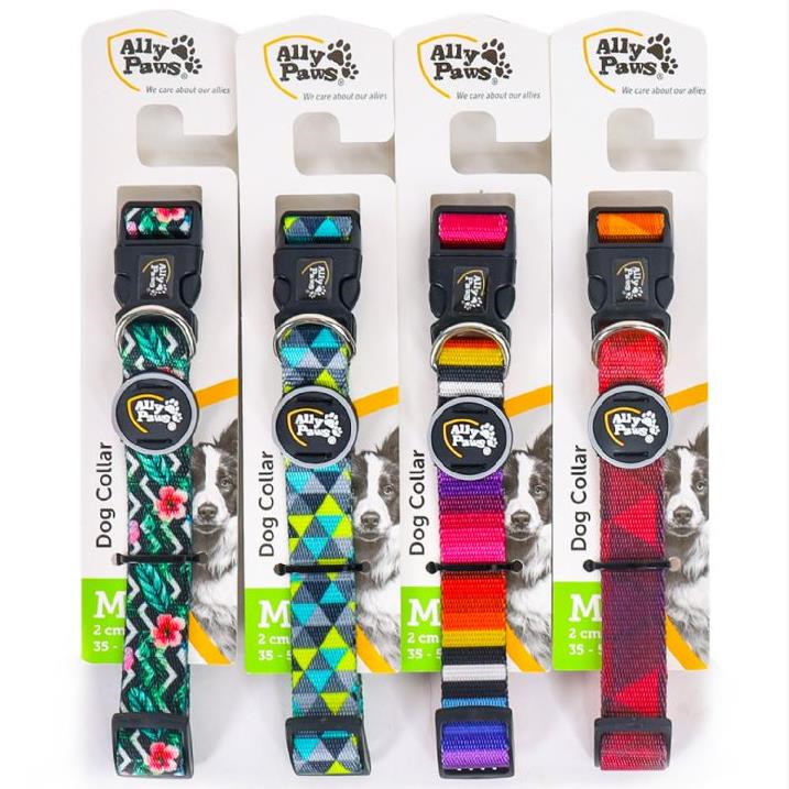 ALLYPAWS Dog Collar Geometrik Desenli Medium Köpek Boyun Tasması 2 x 35-50 Cm
