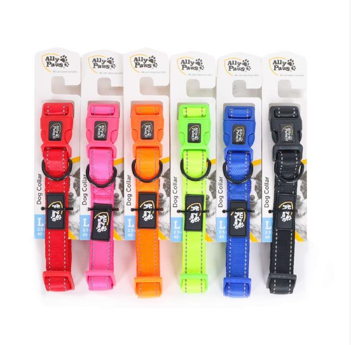 Allypaws Dog Collar Large Çok Renkli Boyun Tasması 2,5 x 40-60 cm