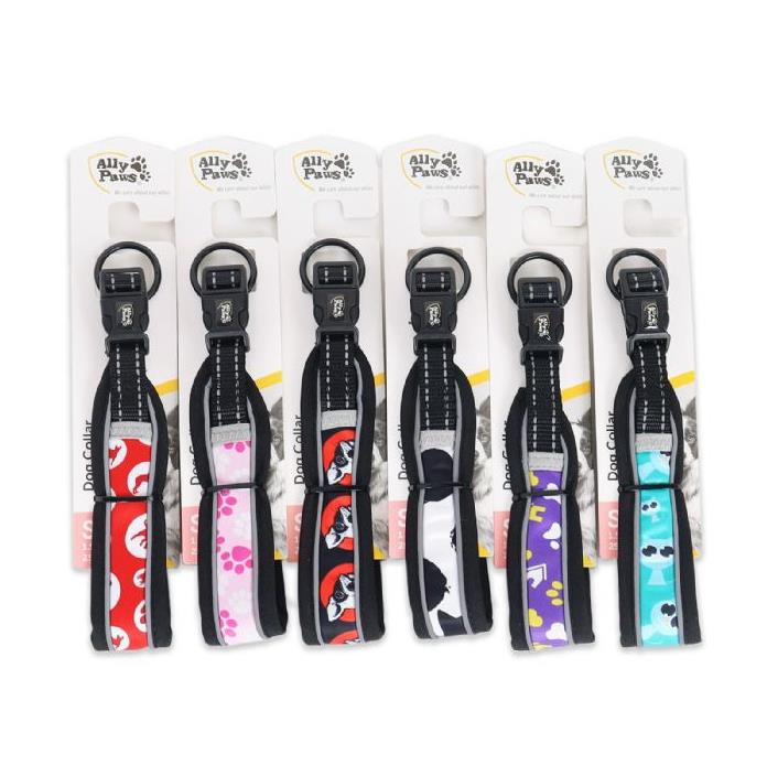 Allypaws Dog Collar Small Desenli Boyun Tasması 1,5Cm*25-40Cm
