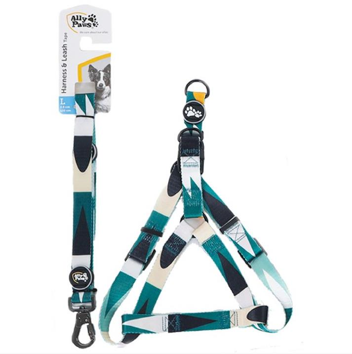 Allypaws Harness And Leash Tape (L) 2,5Cm*120Cm