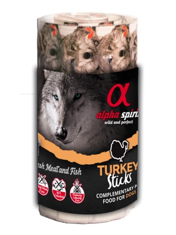 Alpha Spirit Doğal Atıştırmalık Köpek Ödülü Hindili 16x10 gr