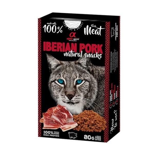 Alpha Spirit Doğal Atşıtırmalık Kedi Ödül Maması Jambonlu 80 gr