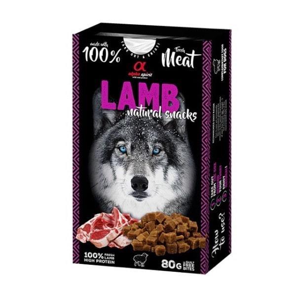 Alpha Spirit Doğal Atşıtırmalık Köpek Ödül Maması Kuzulu 80 gr