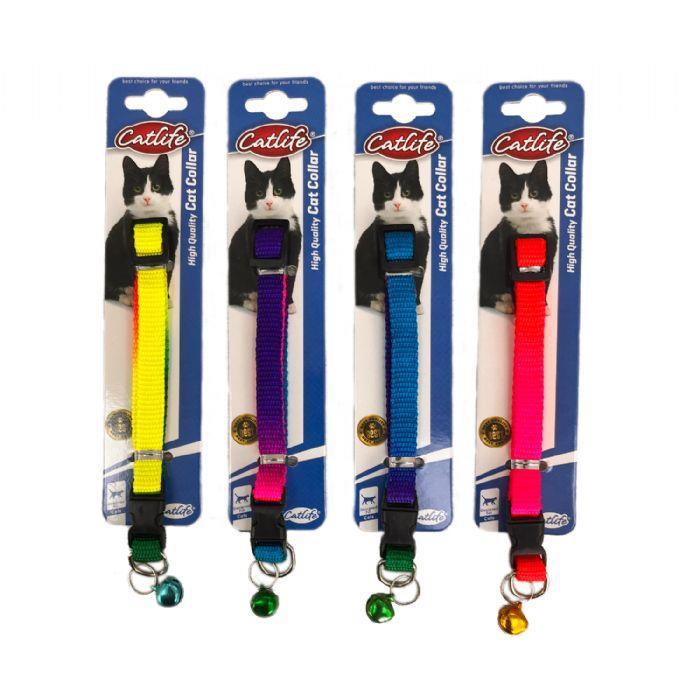 Catlife Kediler İçin Zilli Boyun Tasması Gökkuşağı