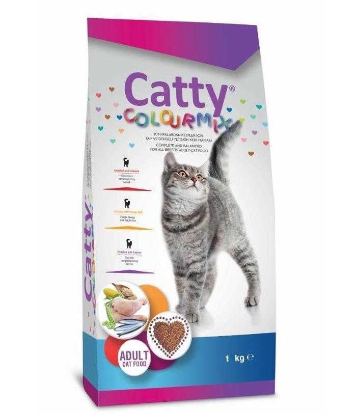 Catty Colourmix Renkli Taneli Yetişkin Kedi Maması 1 KG