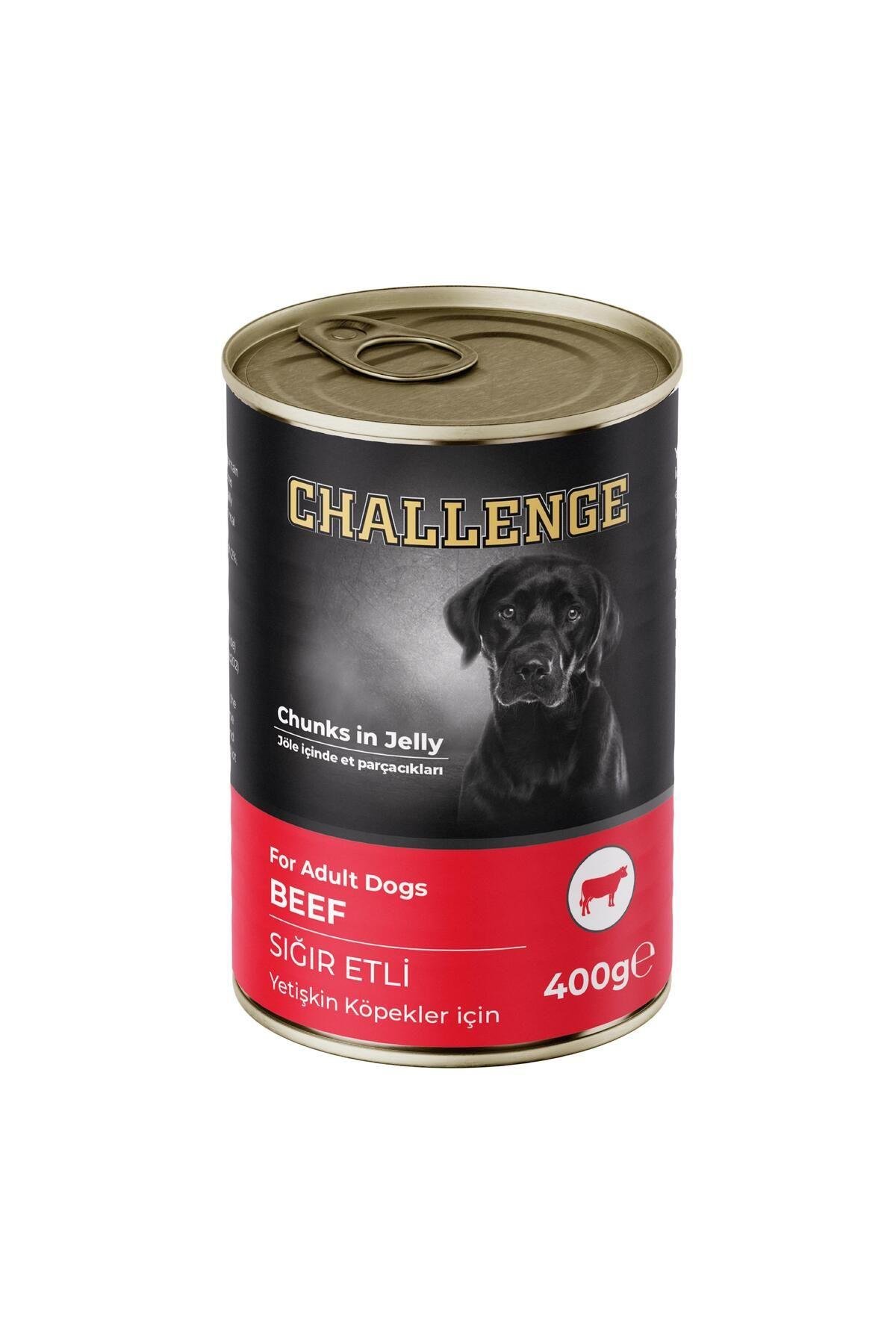 Challenge Sığır Etli Yetişkin Köpek Konservesi 400 gr
