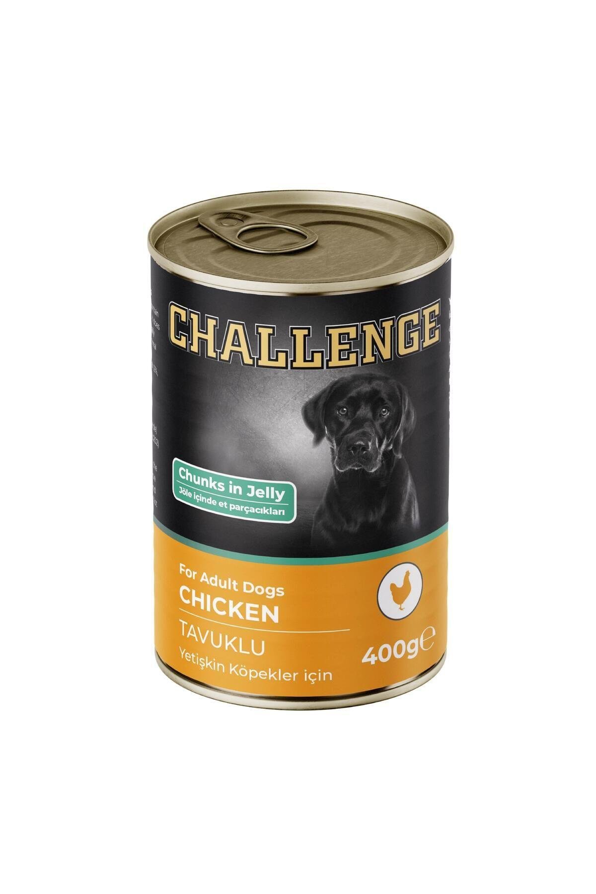 Challenge Tavuklu Yetişkin Köpek Konservesi 400 gr