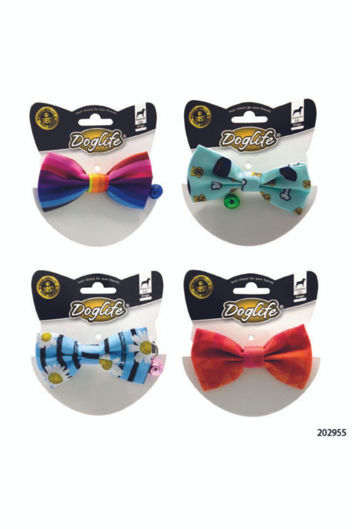 Doglife Köpekler Için Boyun Tasması Papyon Ve Zilli