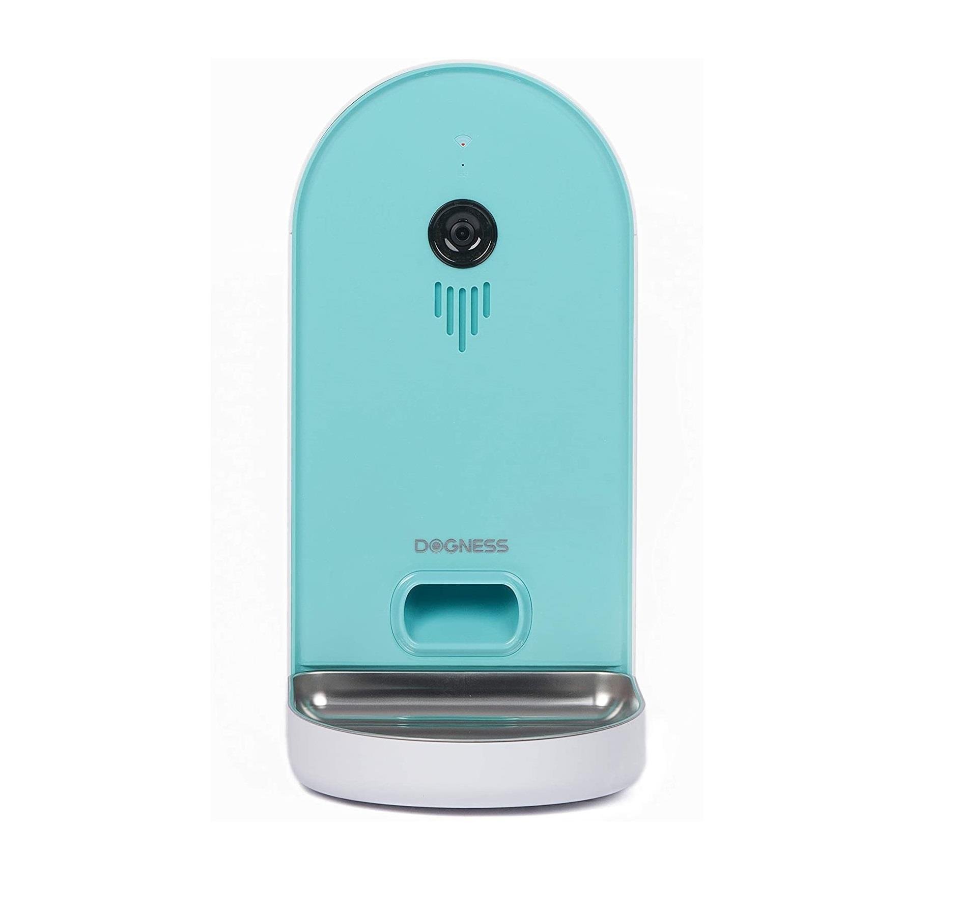 Dogness Smart Cam Feeder Wifi Hd Kameralı Akıllı Otomatik Kedi Köpek Mama Kabı 6 LT Turkuaz