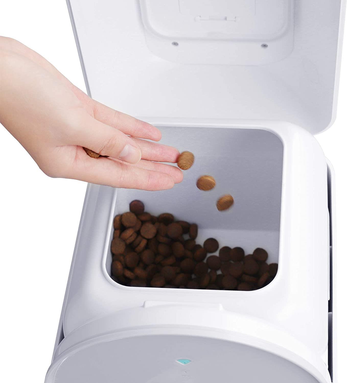 Dogness Smart Cam Feeder Wifi Hd Kameralı Akıllı Otomatik Kedi Köpek Mama Kabı 6 LT Turkuaz