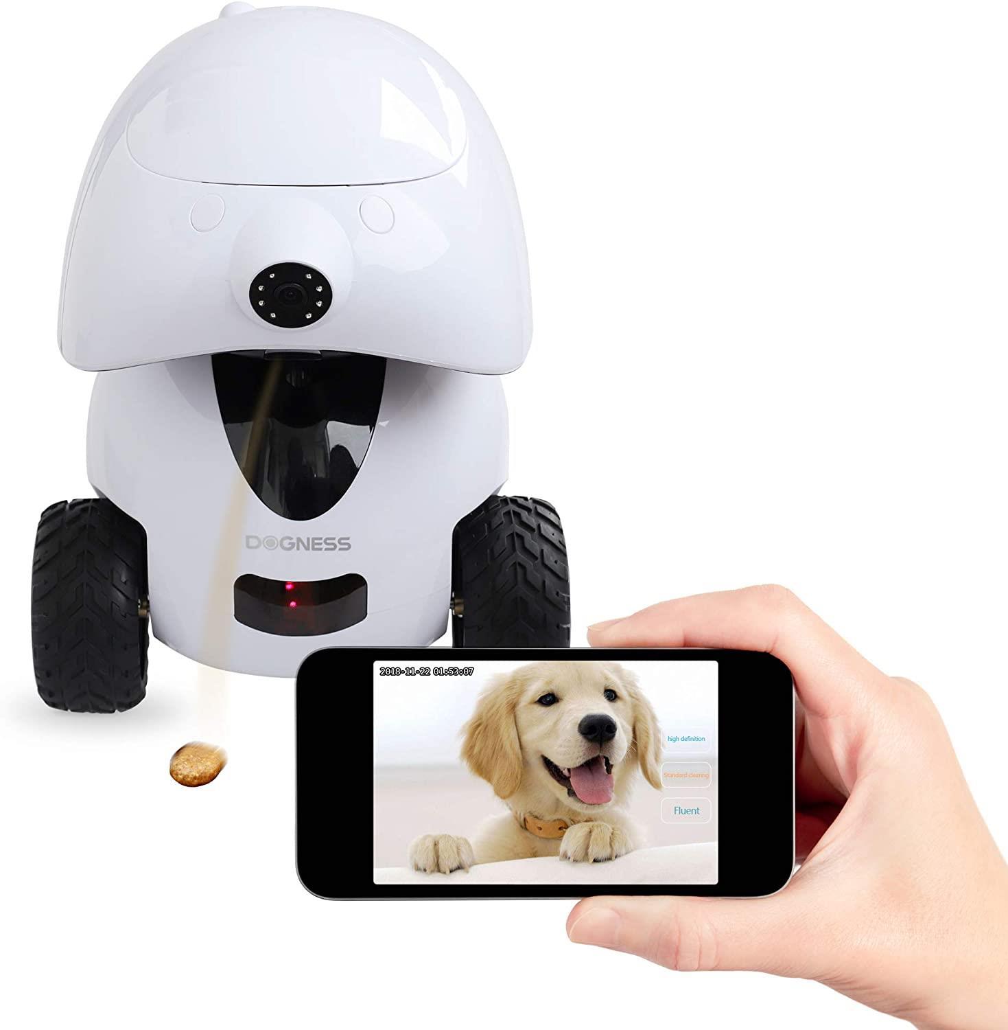 Dogness Smart IPET Robot Akıllı Kedi Köpek Arkadaşı Beyaz