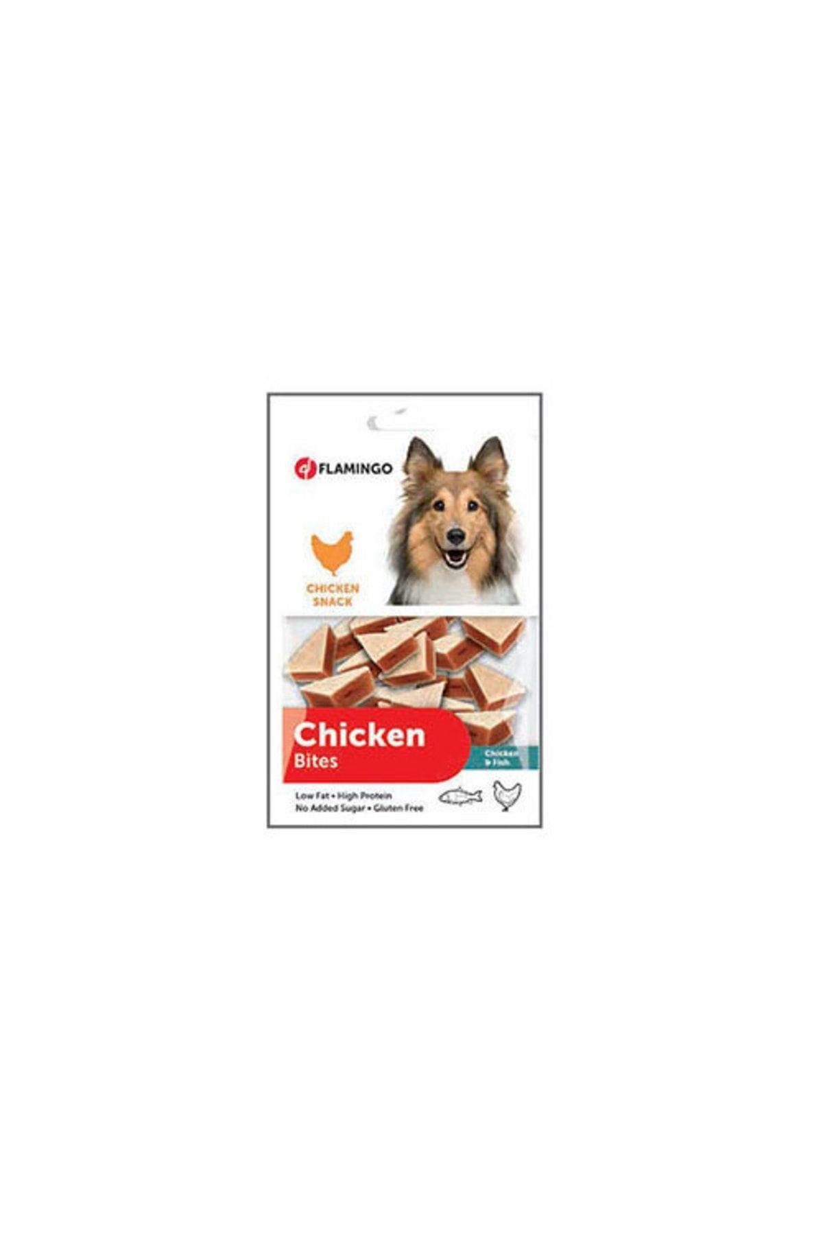 Flamingo Chicken Bites Tavuklu ve Balıklı Köpek Ödülü 85 gr