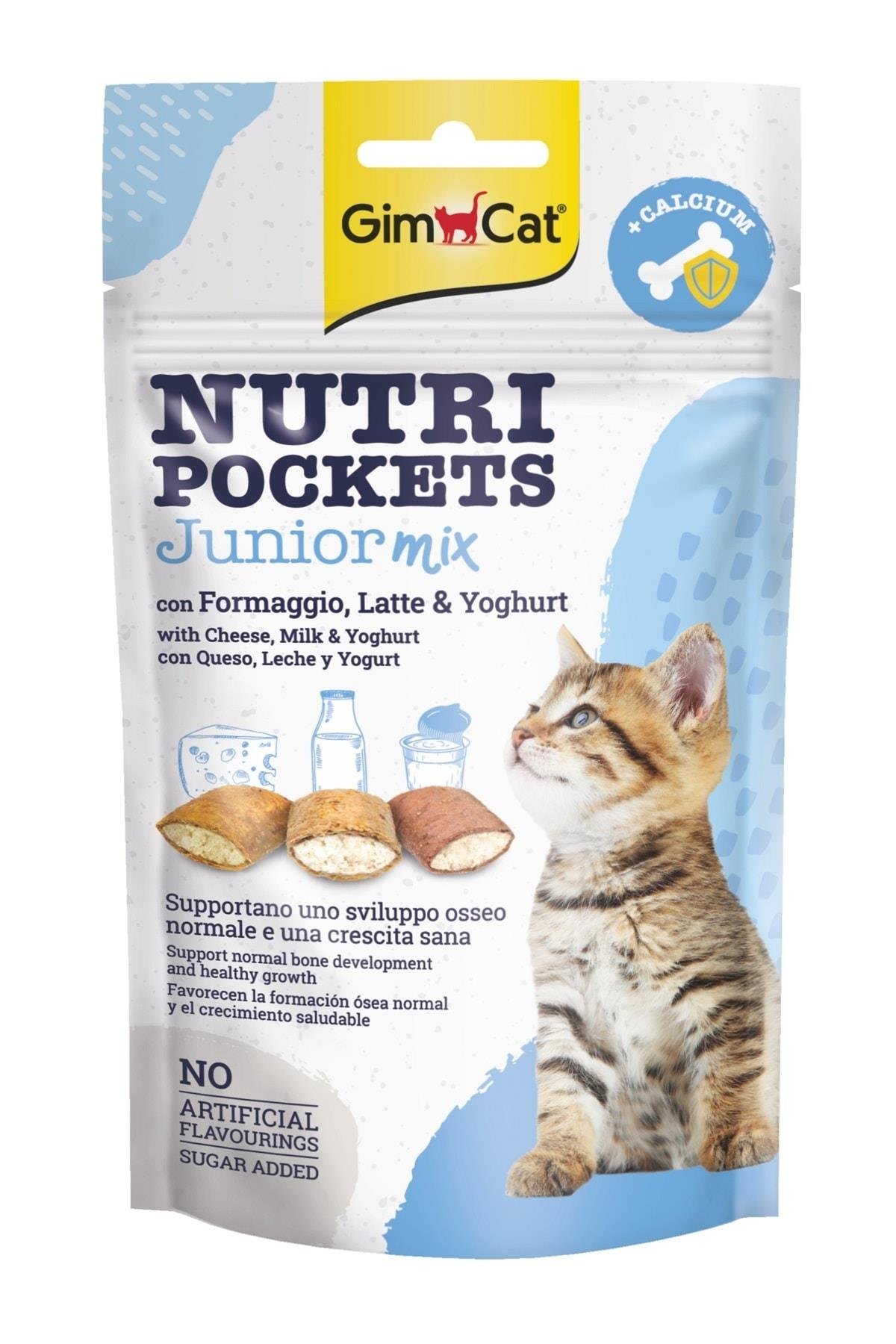 Gimcat Nutripockets Kedi Ödülü Junior Mix 60gr
