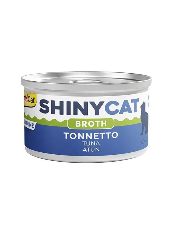 GimCat Shinycat Broth Sos İçinde Ton Balıklı Kedi Konservesi 70 gr