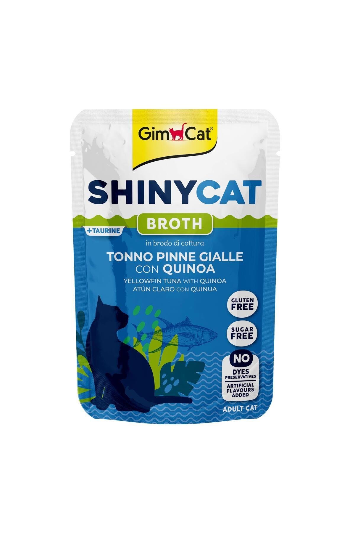 Gimcat Shinycat Pouch Yellowfin Tuna And Quinoa 70 gr – Sarı yüzgeçli Ton Balığı ve Kinoa 70 gr