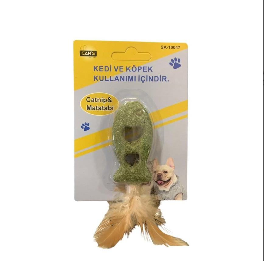 Glipet Catnip&Matatabi Balık Kedi Oyuncağı 15X3.5 Cm