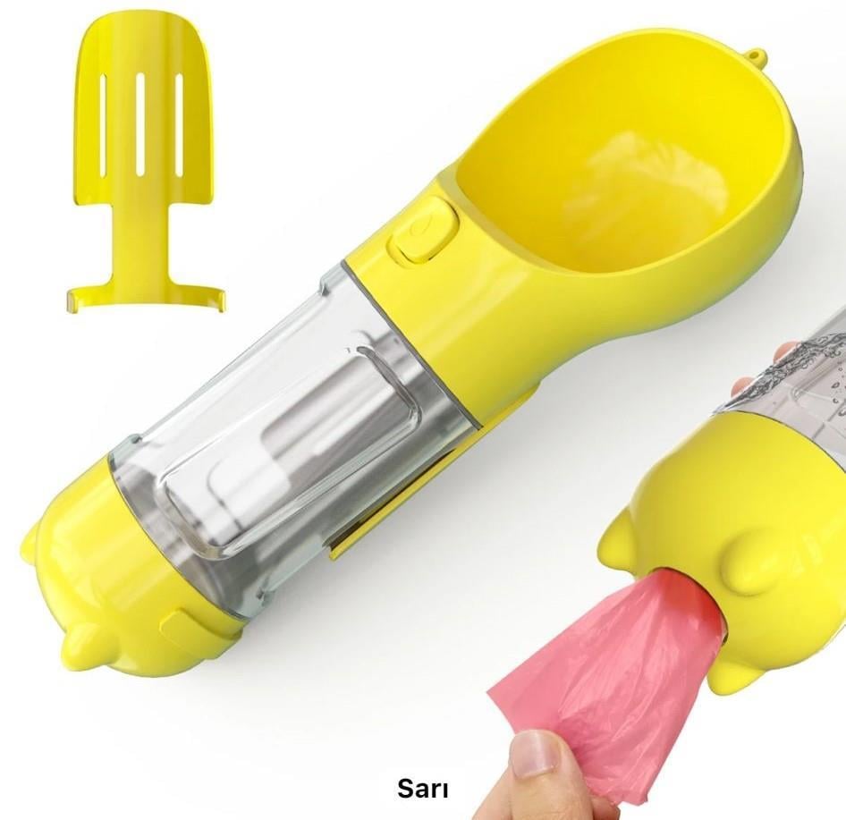 Glipet Çok Fonksiyonlu Su Şişesi 300 ml Sarı