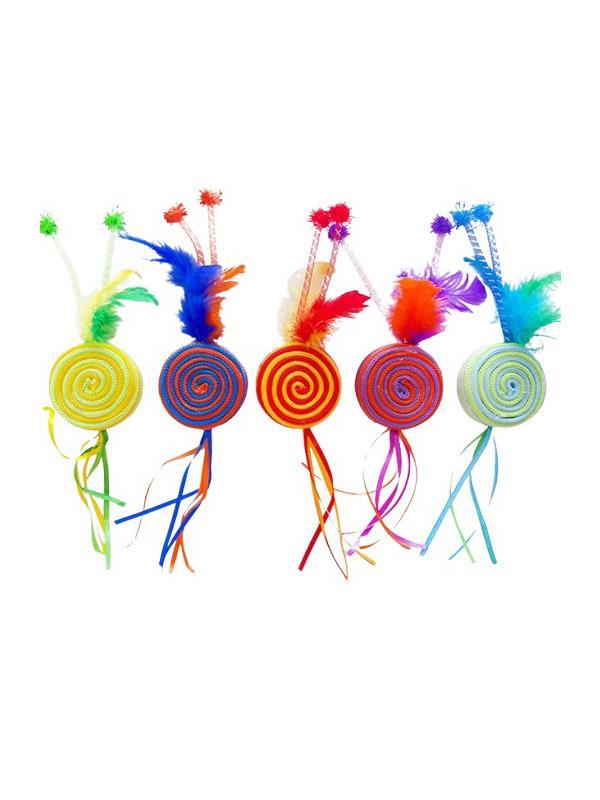 Glipet İp Örgülü Şeker Kedi Oyuncağı 5.5 Cm