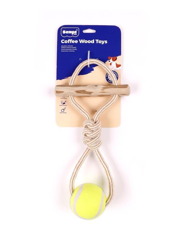 Glipet Kahve Ağaçlı Toplu Köpek Diş İpi 38x14 Cm