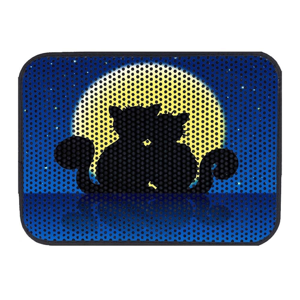 Glipet Kedi Tuvalet Önü Elekli Paspas Gece Kediler 60x45 Cm