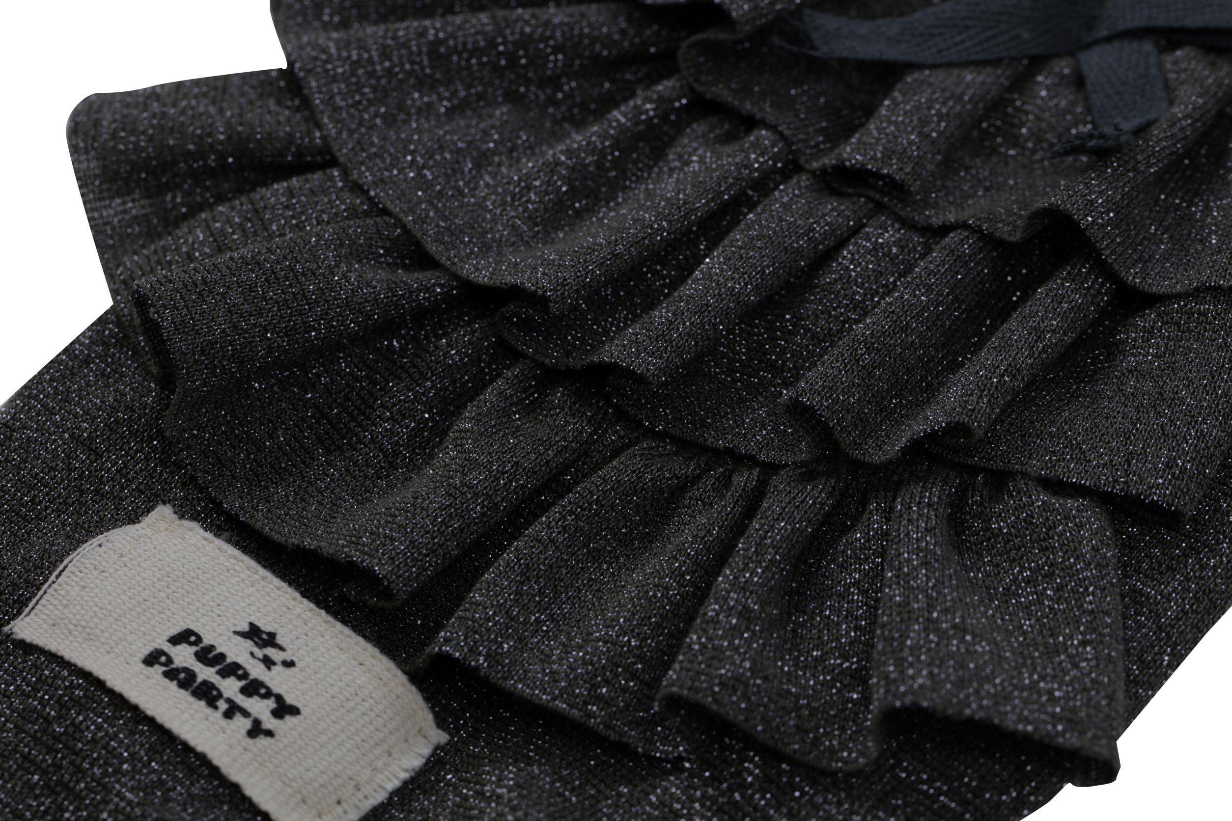 Glipet Kedi ve Köpek Elbisesi- Kısa Tüllü Siyah-S