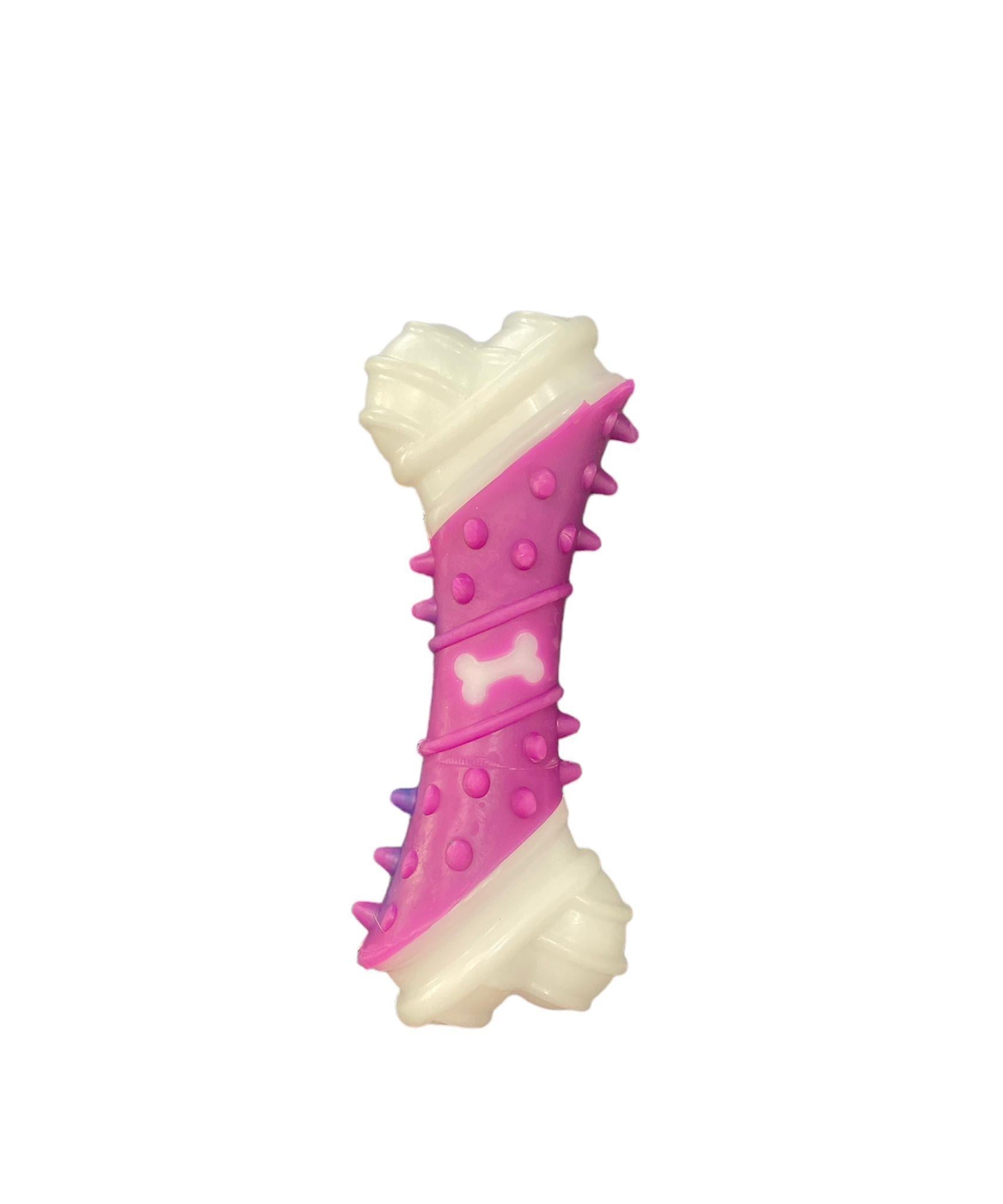 Glipet Kemik Desenli Dental Kaval Kemik Köpek Oyuncağı 17cm Mor