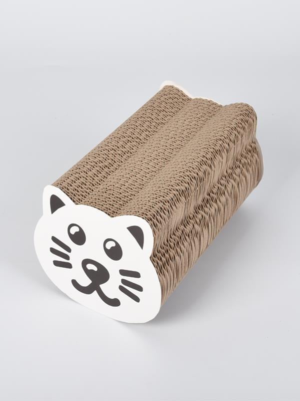 Glipet Oluklu Karton Kedi Tımalama 12x23x12 Cm Kedi Kafası