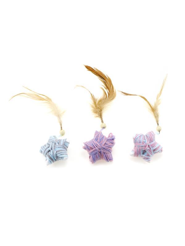 Glipet Örgü Tüylü Deniz Yıldızı Kedi Oyuncağı 12 Cm