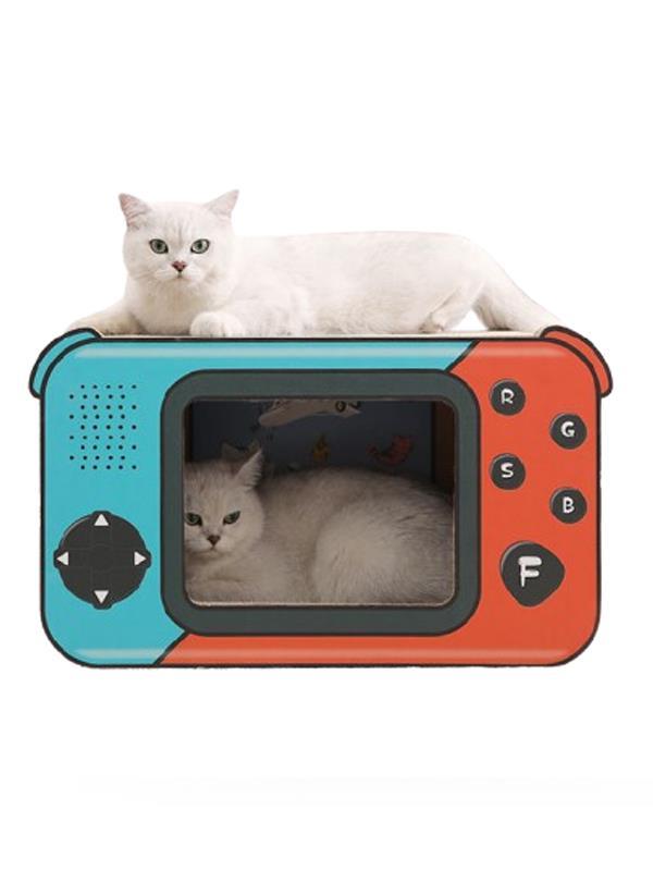 Glipet Oyun Kutusu Şekilli Karton Kedi Tırmalama 44x34x23 Cm