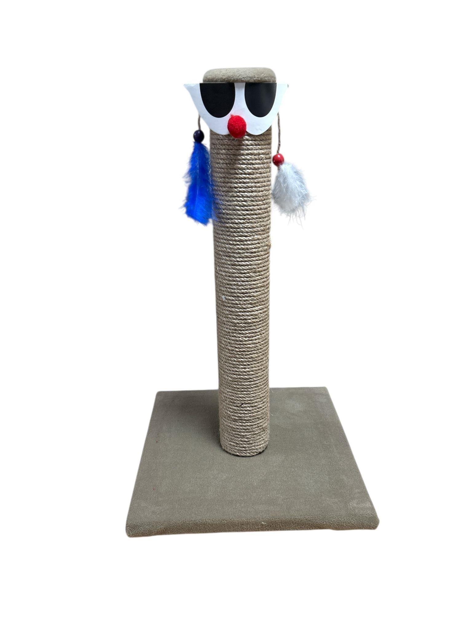 Glipet Palyaço Kedi Tırmalama Haki 45 Cm