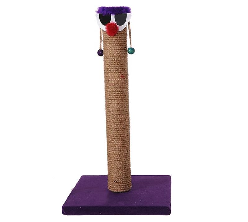 Glipet Palyaço Kedi Tırmalama Mor 45 Cm