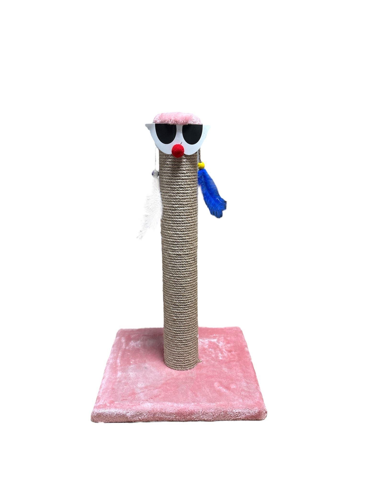 Glipet Palyaço Kedi Tırmalama Pembe 45 Cm
