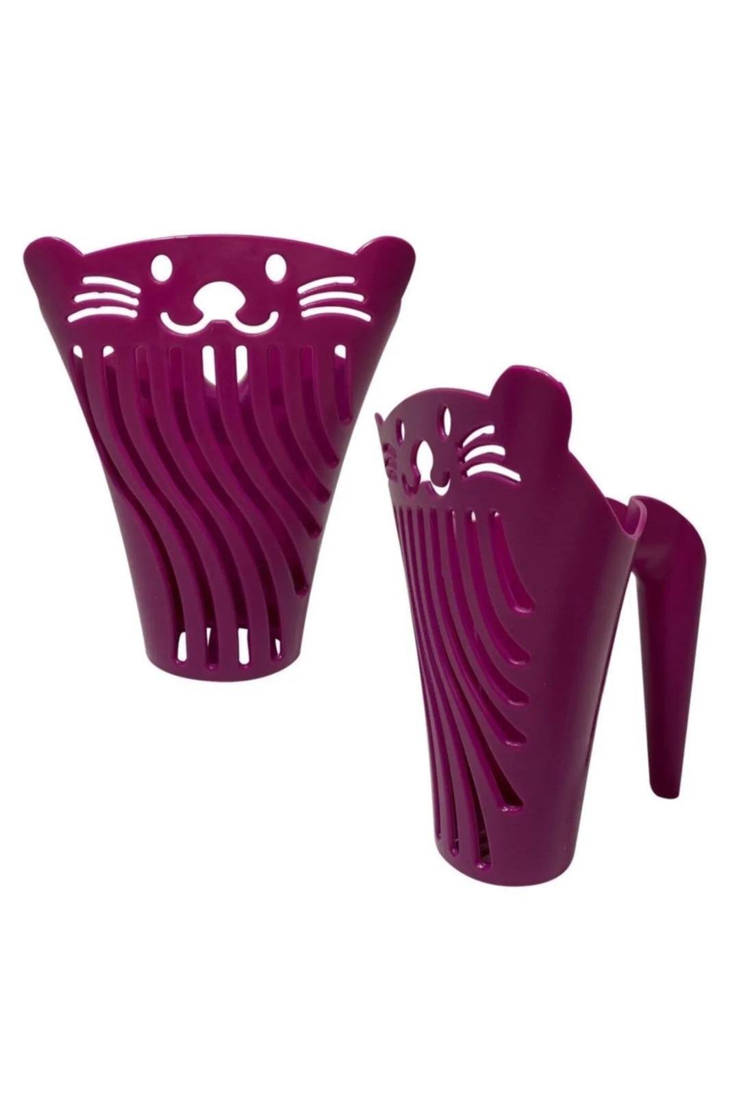 Glipet Plastik V Kedi Figürlü Kum Küreği Mor