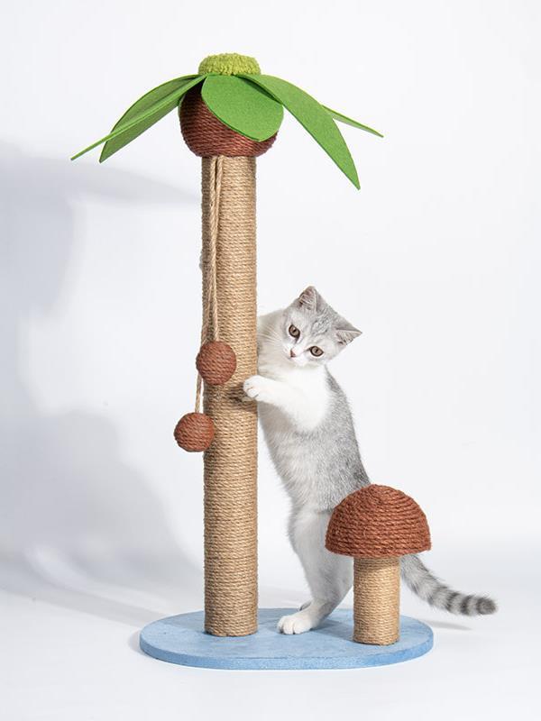 Glipet Sisal Sarmalı Ağaç Şeklinde Kedi Tırmalama Standı 30x30x60 Cm