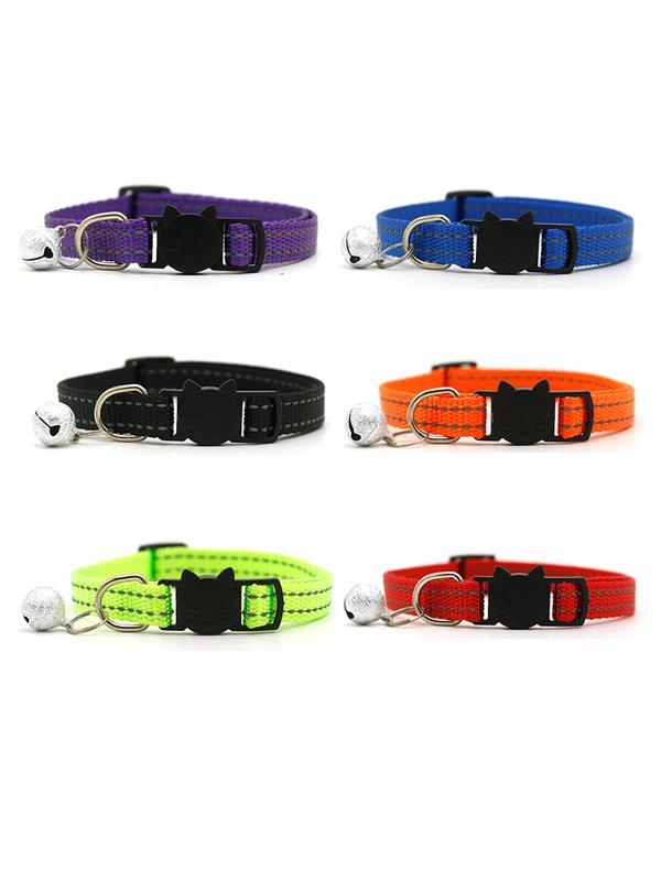 Glipet Tavşan Desenli Dokuma Kedi Boyun Tasması 19x1 Cm Sarı