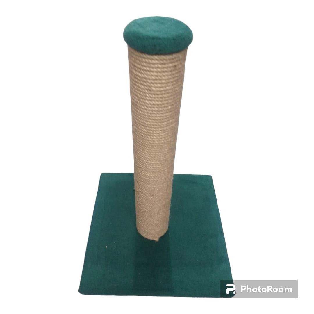 Glipet Tırmalama Tahtası Kare Taban - Jut Halat - Gri 40 Cm