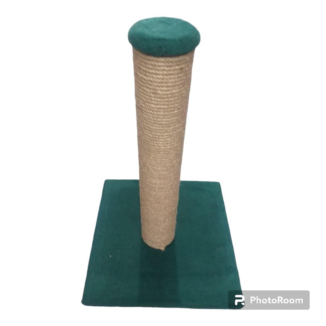 Glipet Tırmalama Tahtası Kare Taban - Jut Halat - Yeşil 45 Cm