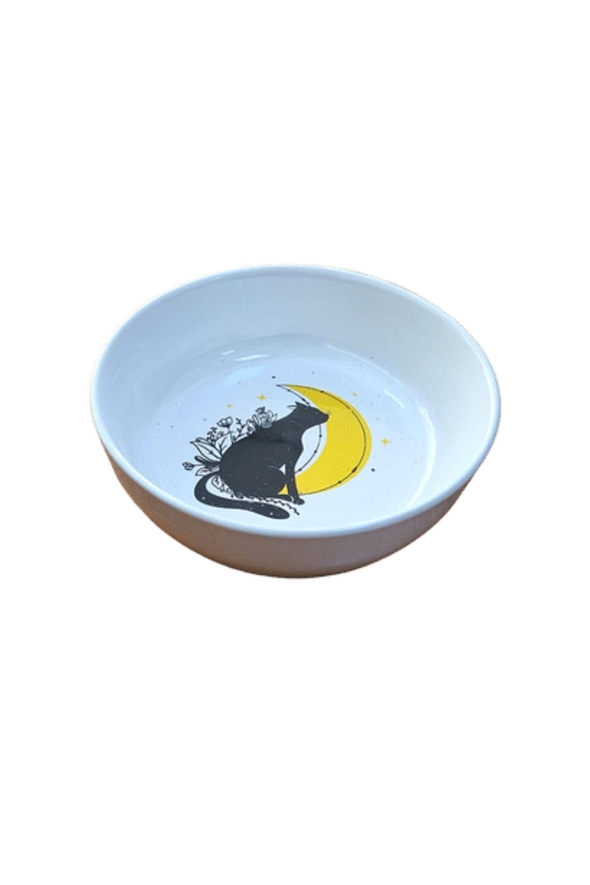 Glipet Yıkanabilir Seramik Mama Ve Su Kabı 14 Cm 250 Ml BLACKCAT NO : 5