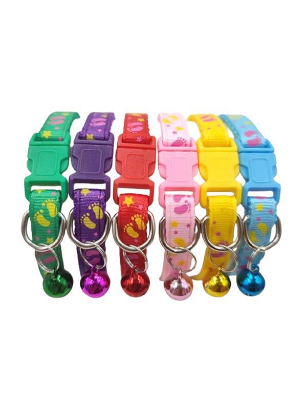 Glipet Yıldız Desenli Dokuma Kedi Boyun Tasmas 19x1 Cm Mor