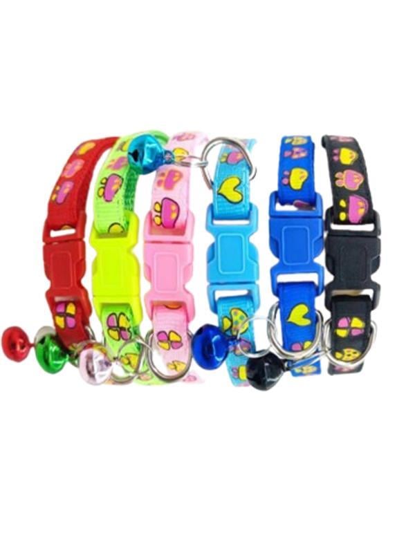 Glipet Yonca Desenli Kedi Boyun Tasmas 19x1 Cm Pembe