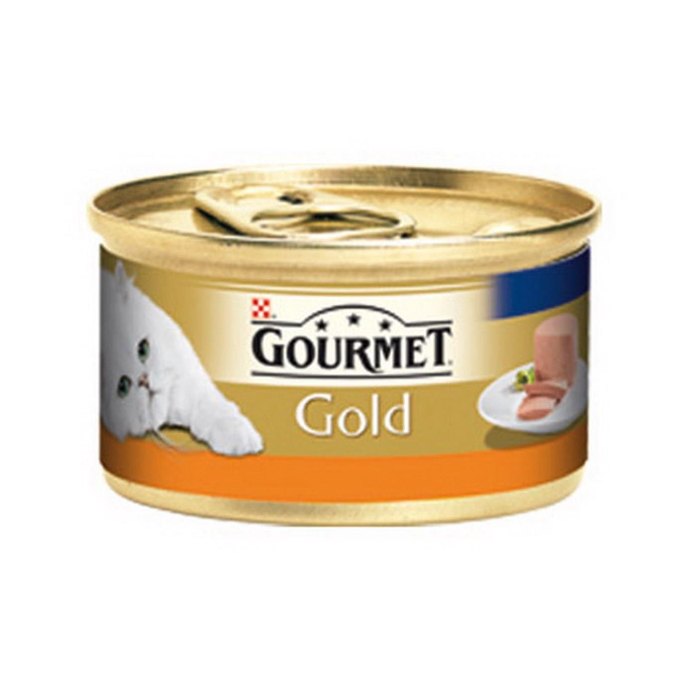 Gourmet Gold Kıyılmış Hindi Etli Yetişkin Kedi Konservesi 85gr